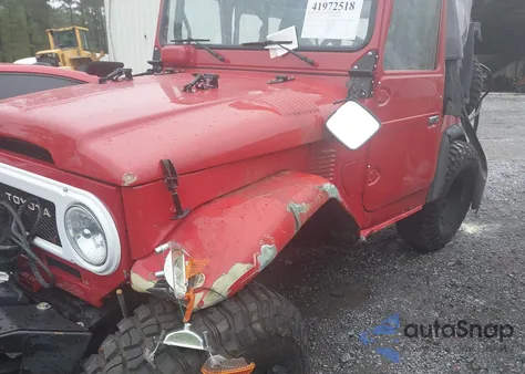 1978 Toyota Land Cruiser from USA, damaged, VIN FJ40290557
